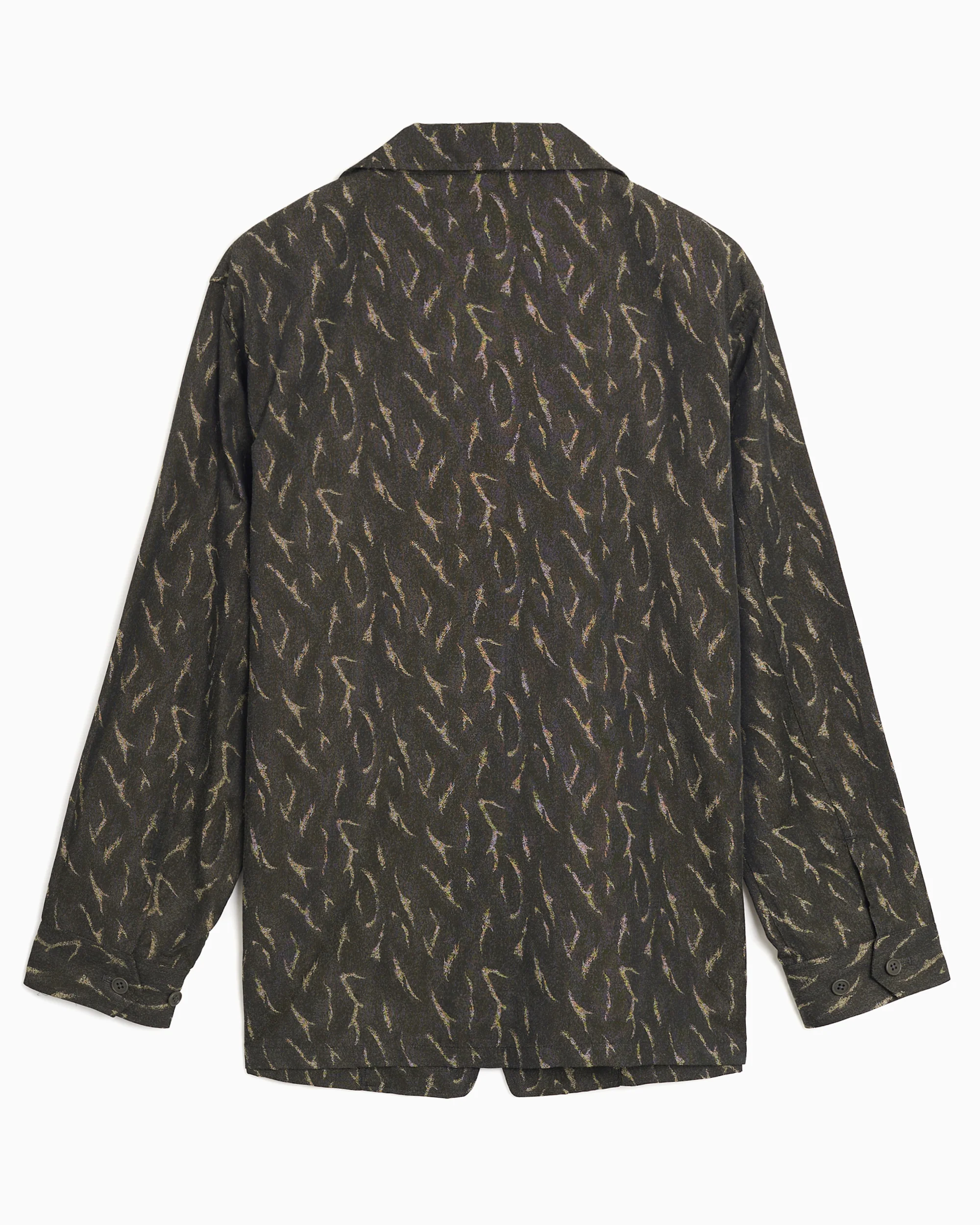South2 West8 Pen Camo Jacquard Herren-Blazer - Image 3
