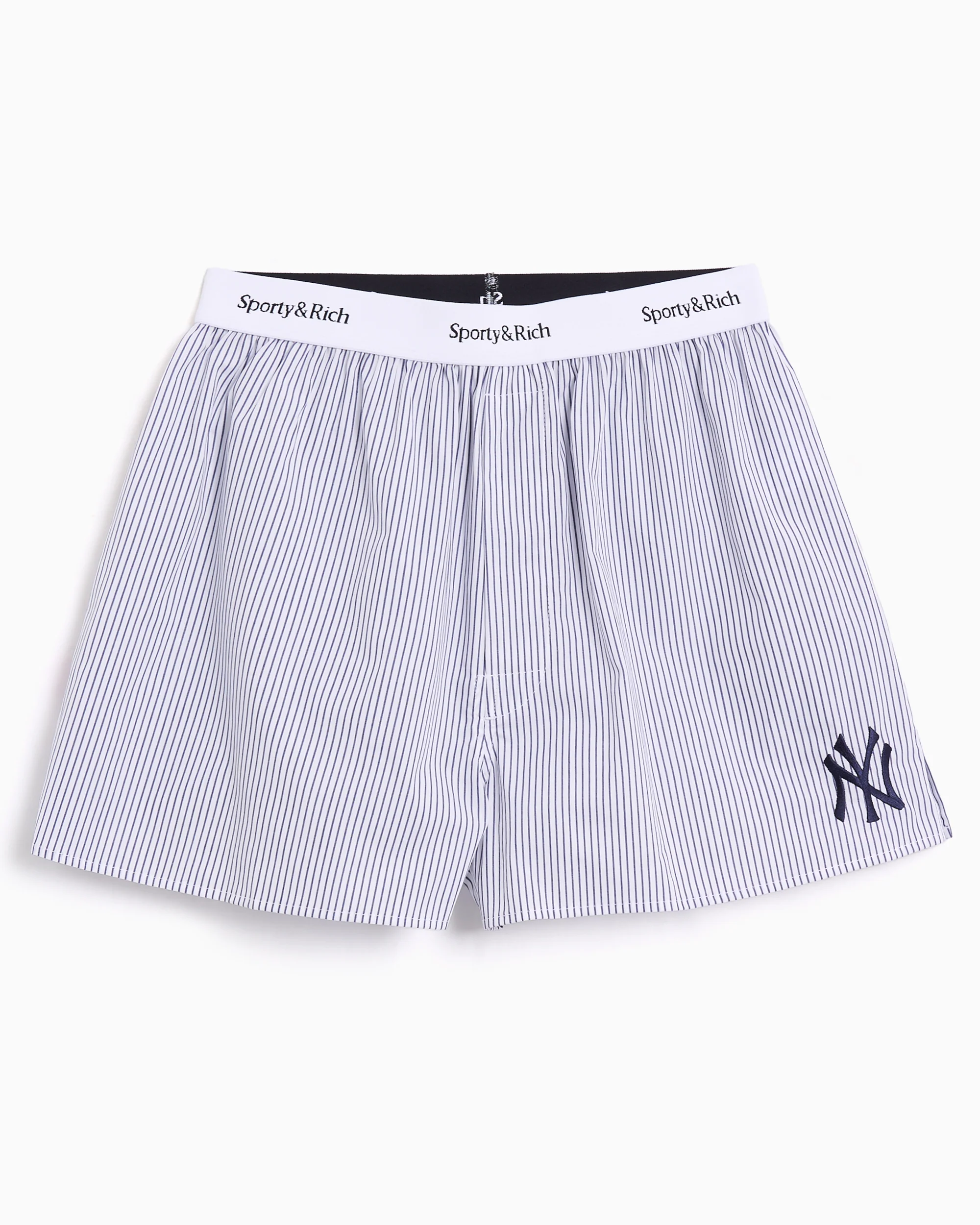 Sporty & Rich x 47 Brand Yankees Serif Boxer Unisex Shorts