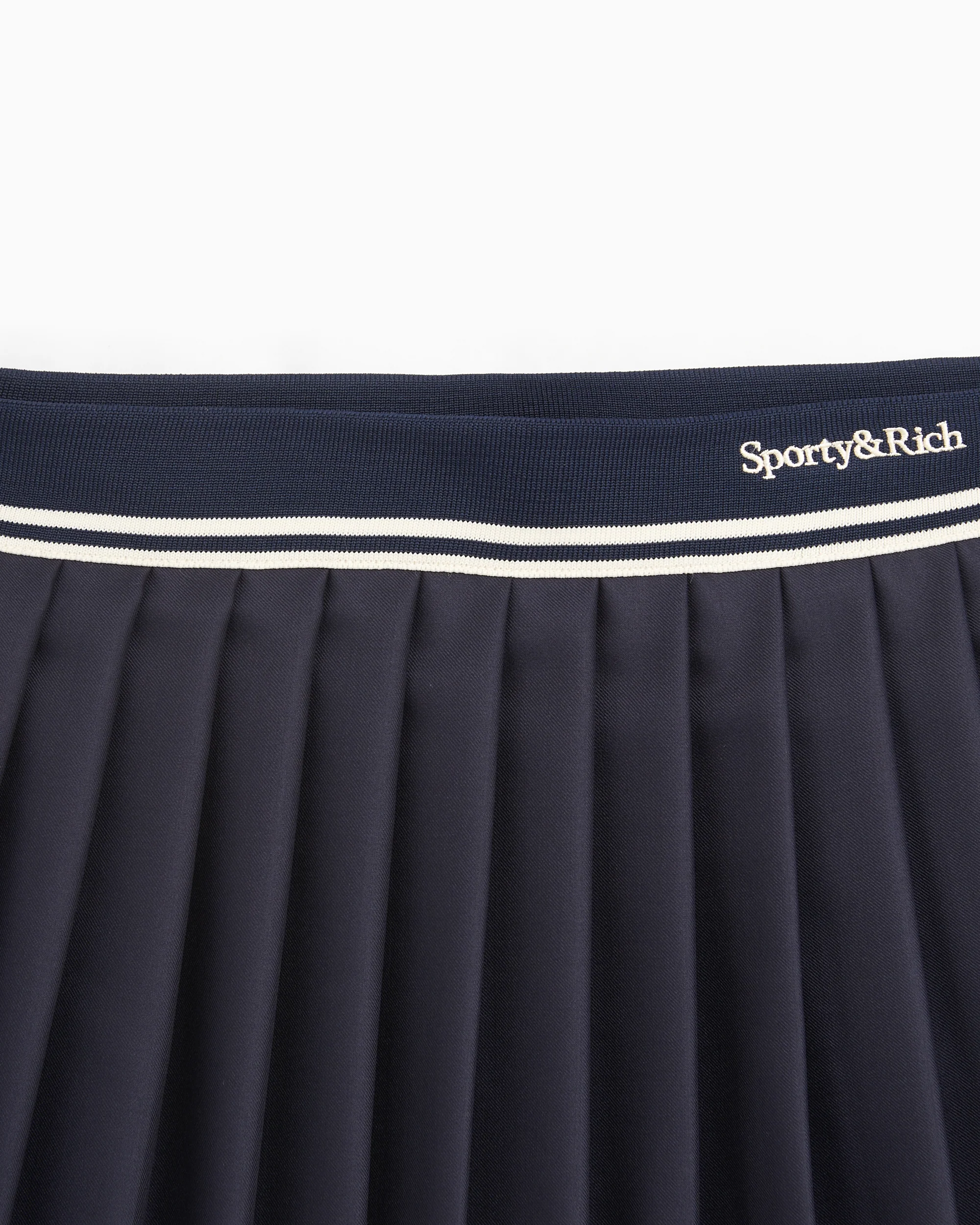 Sporty & Rich Abigail Women's Wool Pleated Skirt Crop Damen-Rock - Image 2