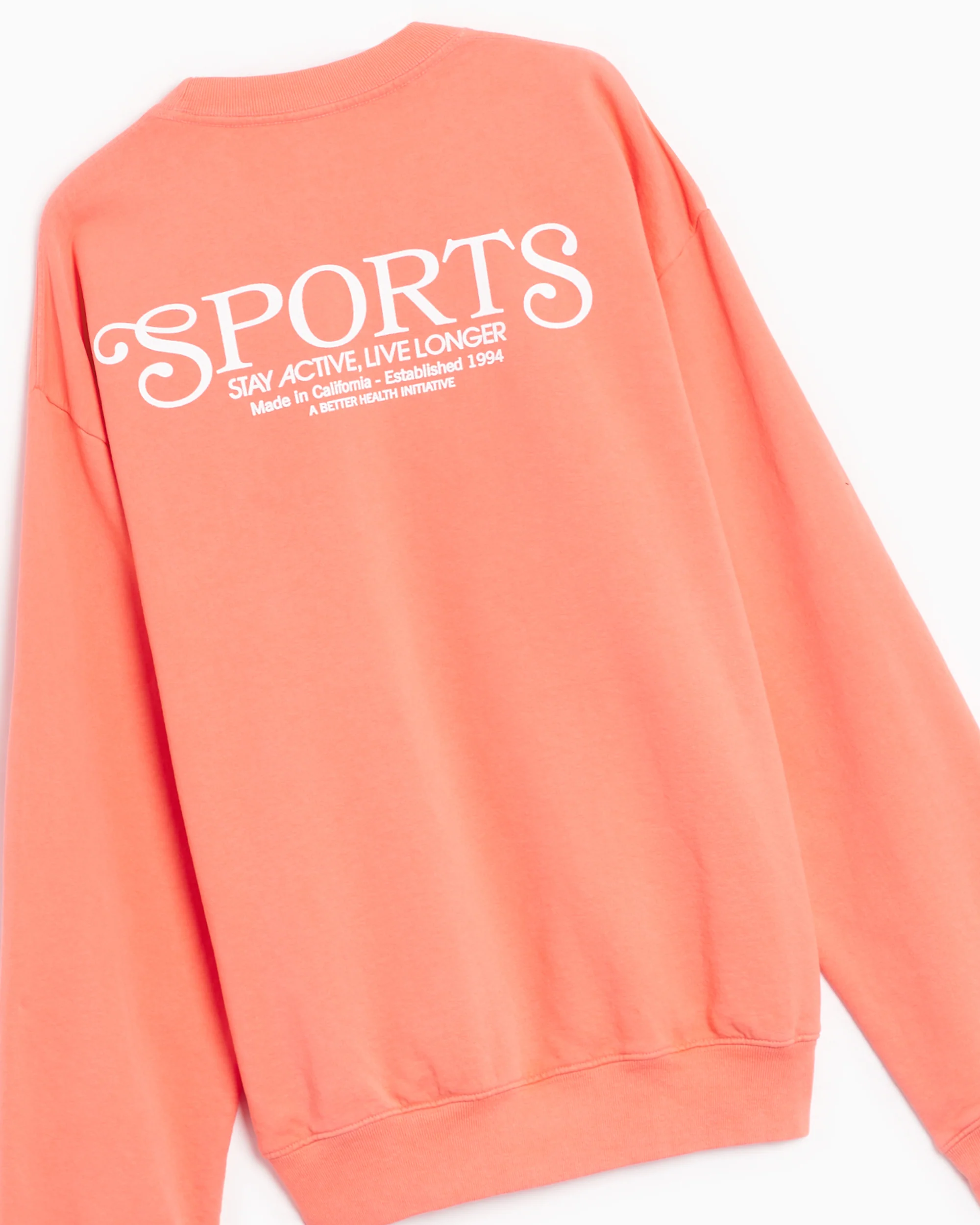 Sporty & Rich Bardot Sports Unisex Sweatshirt Unisex Sweatshirt - Image 3