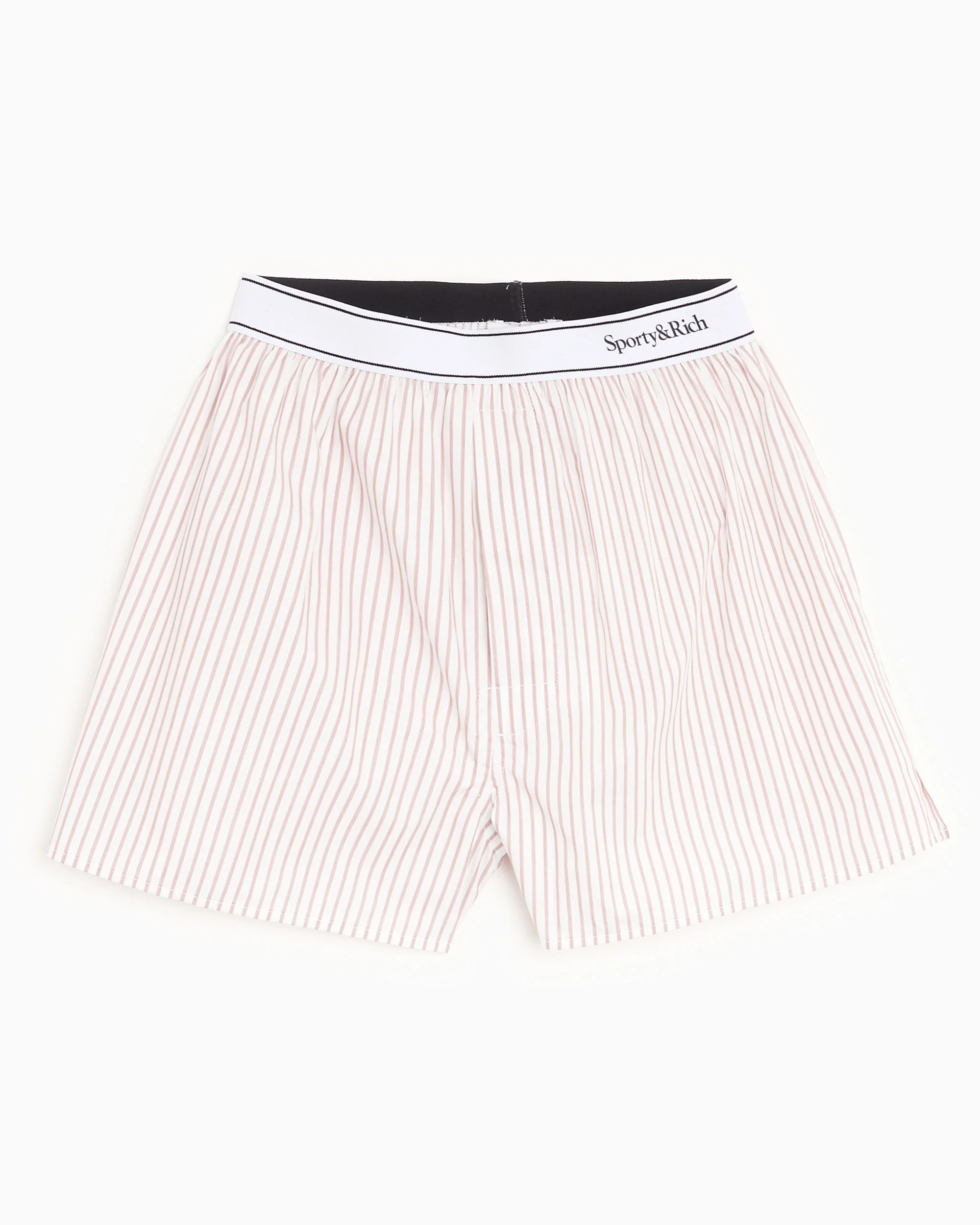 Sporty & Rich Serif Logo Unisex Boxer Shorts Relaxed Unisex Shorts