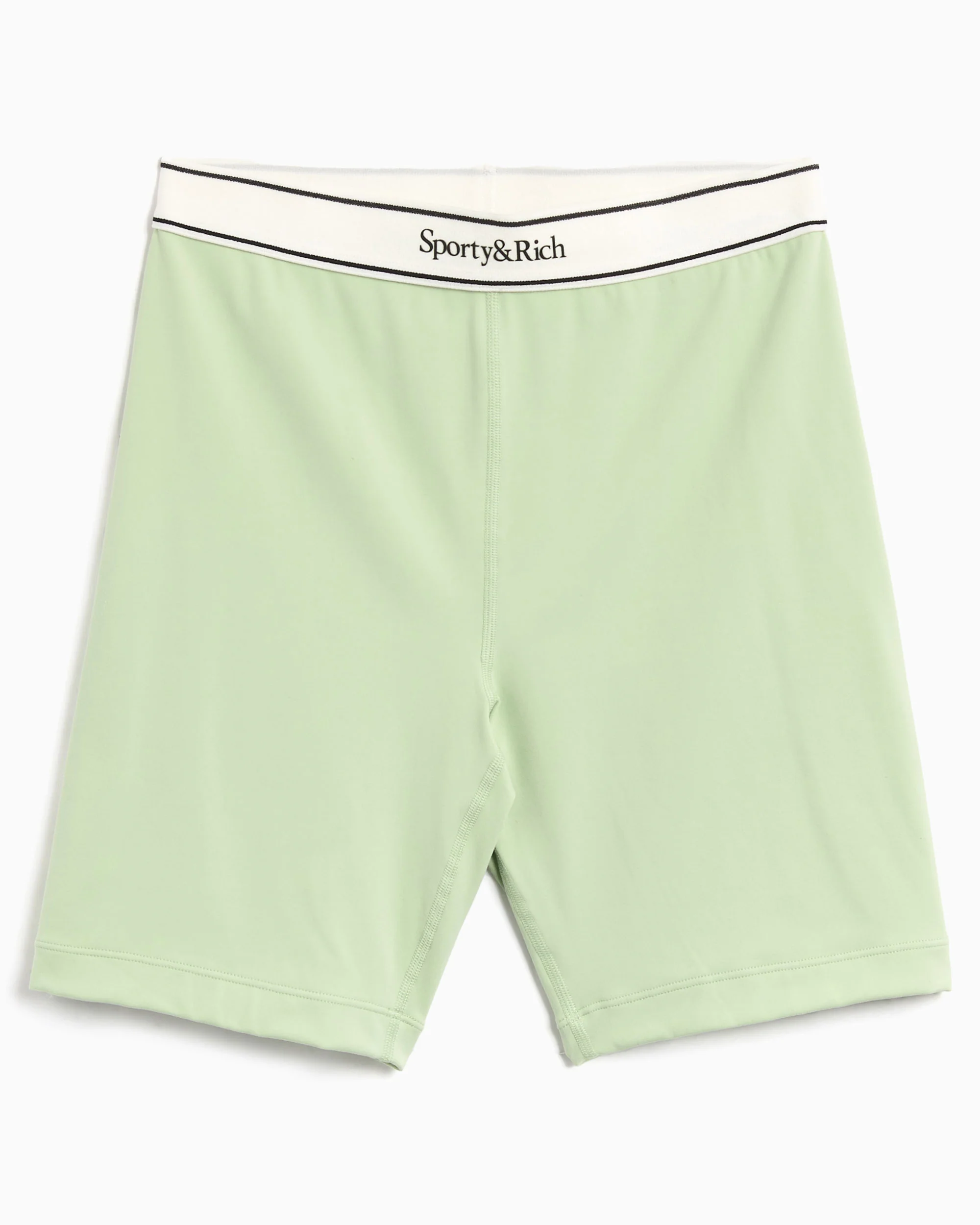 Sporty & Rich Serif Logo Women's Biker Shorts Damen-Shorts