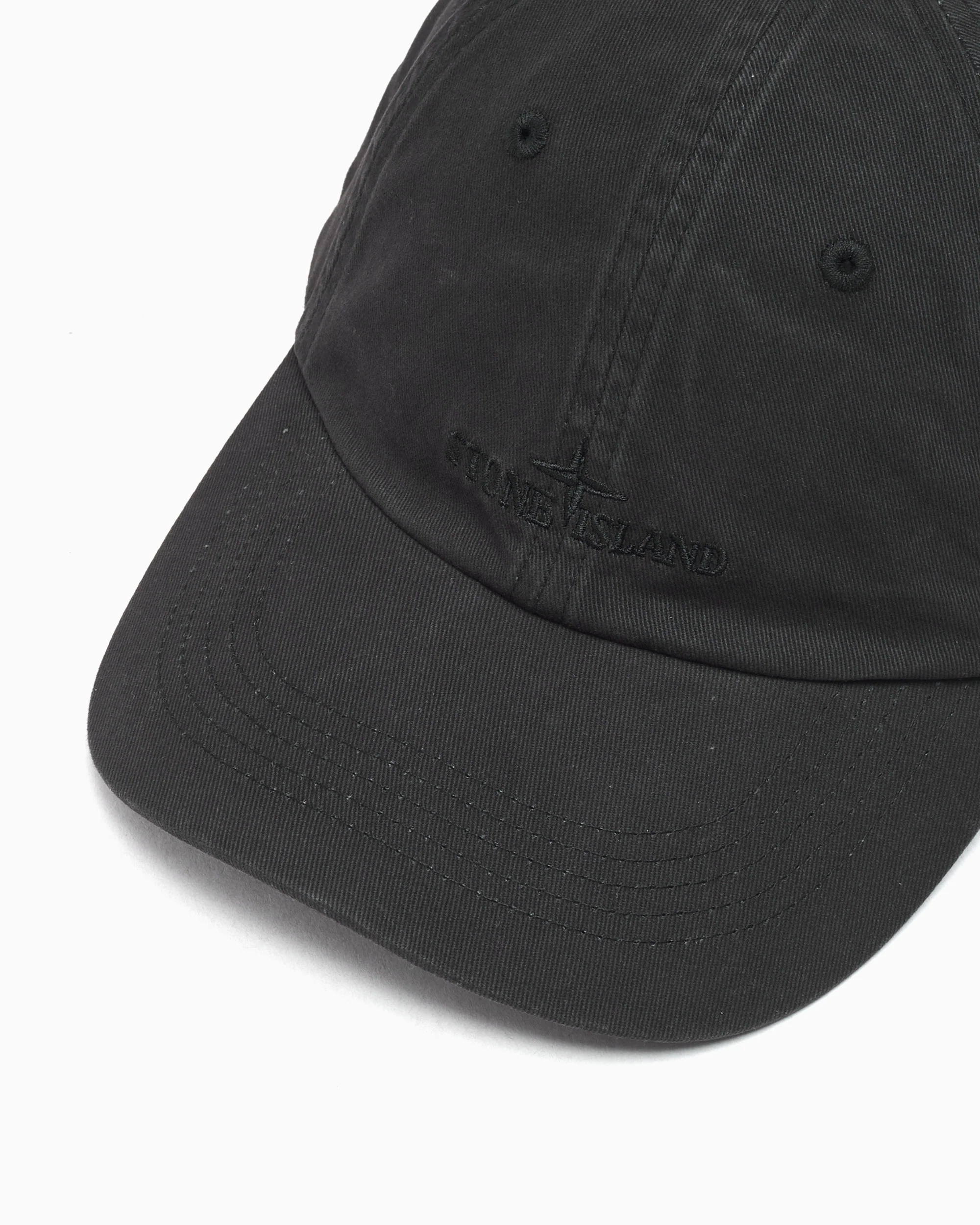 Stone Island Brushed Cotton Gabardine Unisex Cap - Image 2