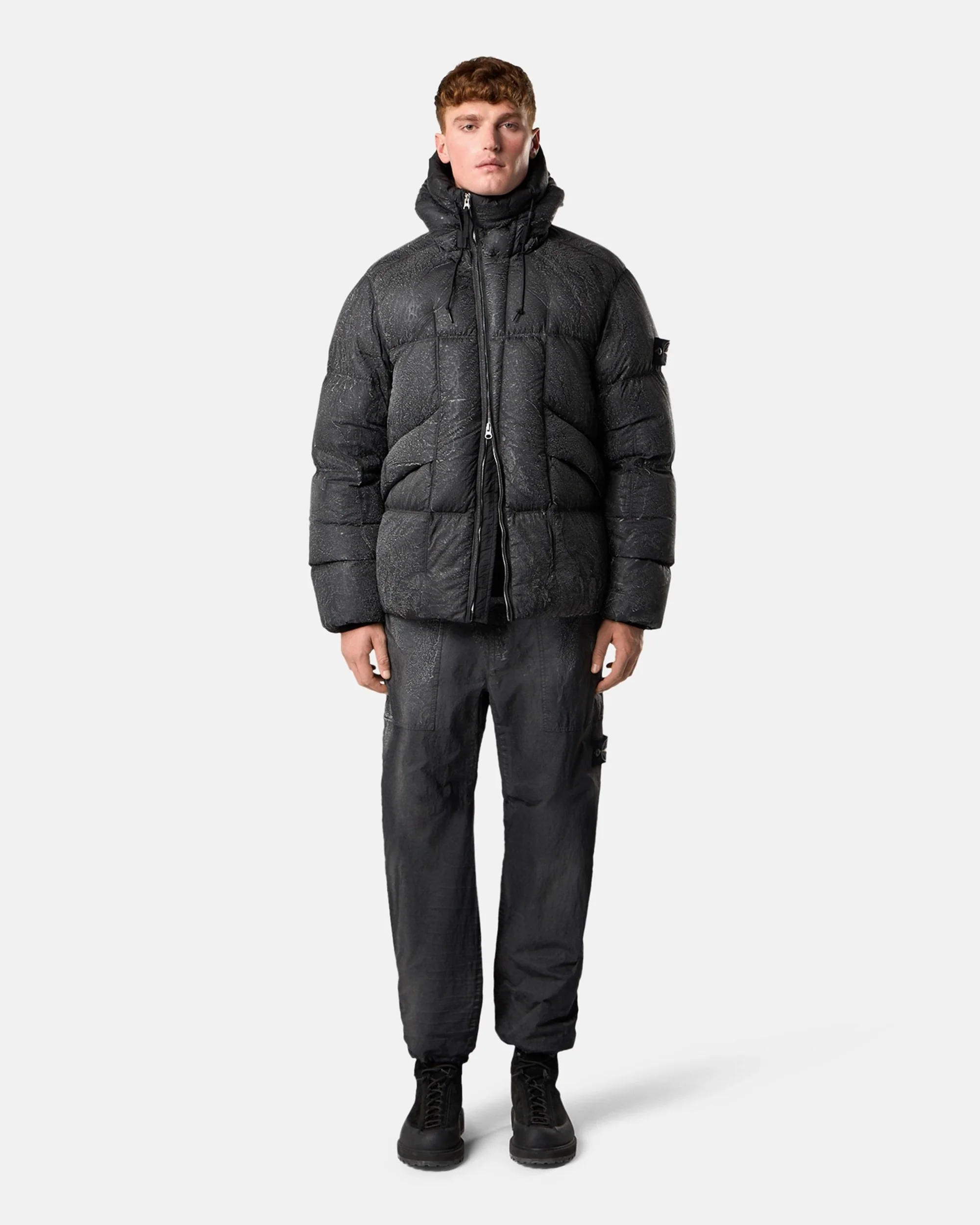 Stone Island Dense Nylon Relaxed Herren-Chino-Hose - Image 2