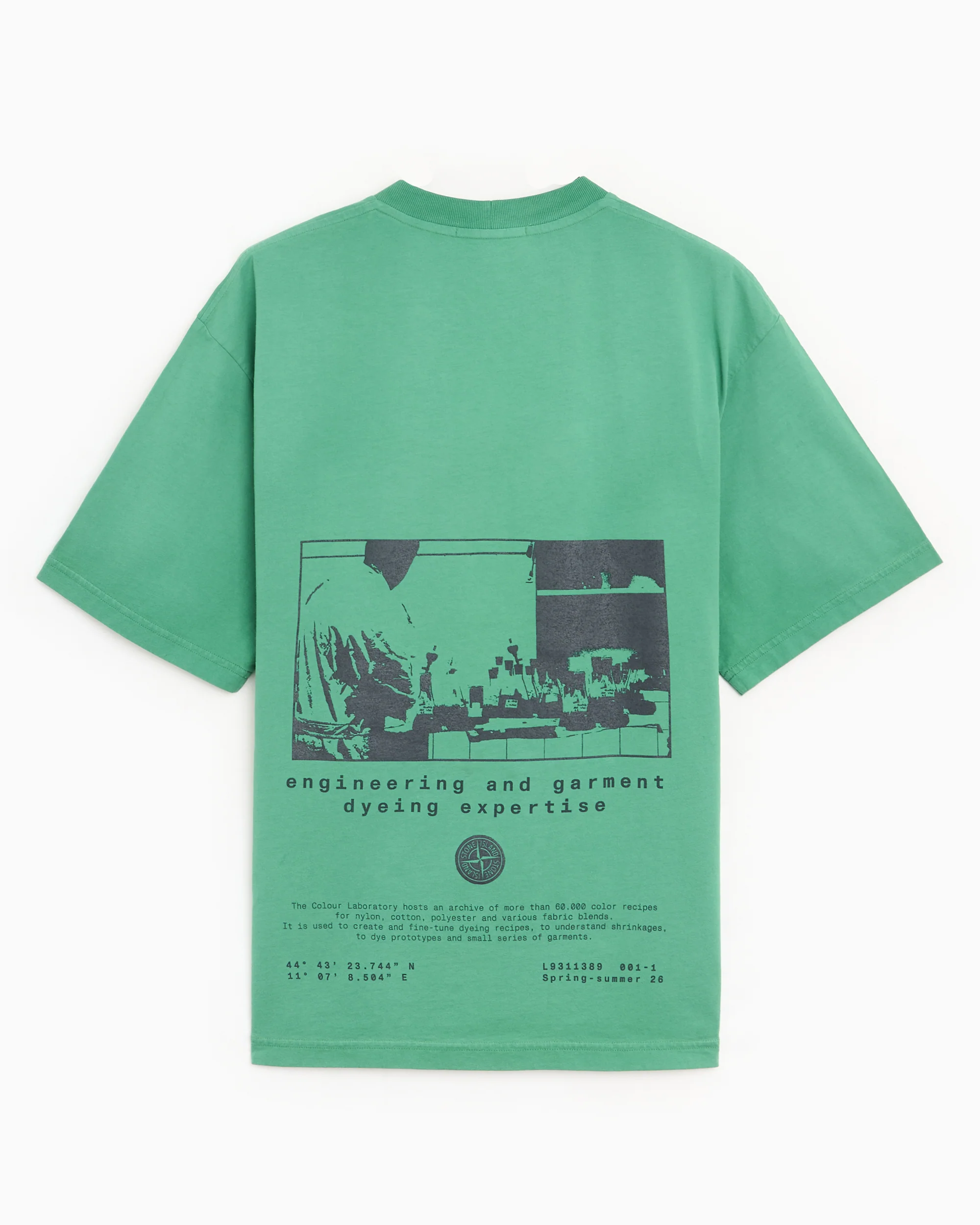 Stone Island Hand Sprayed Herren-T-Shirt mit Grafik - Image 6