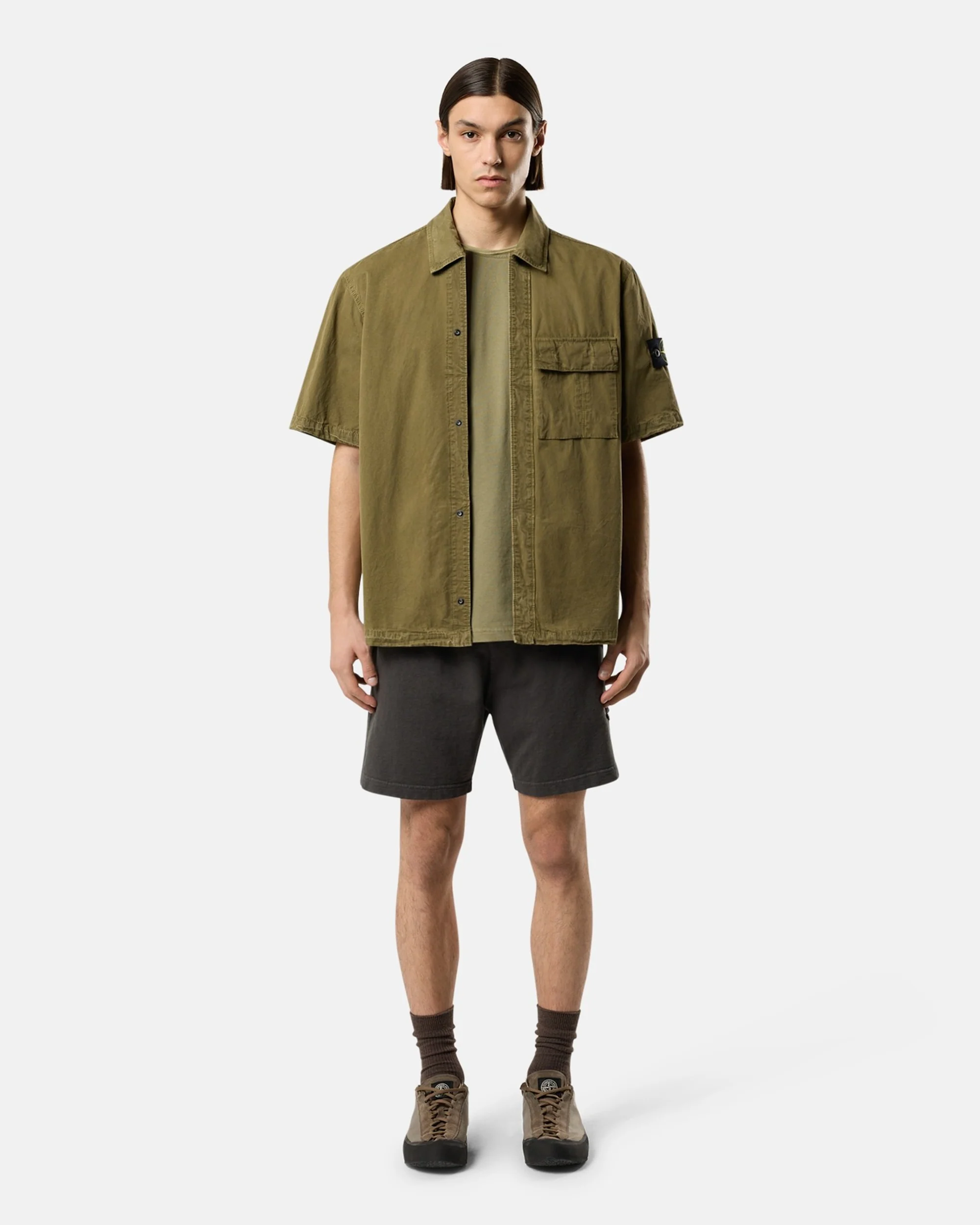 Stone Island Malfilé "Old Effect" Herren-Shorts - Image 2