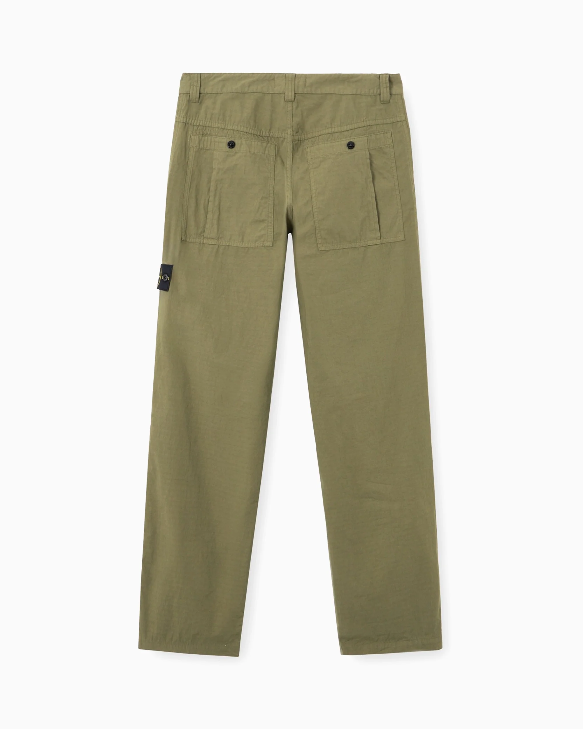 Stone Island Mercerised Cotton Ripstop Relaxed Herren-Chino-Hose - Image 5