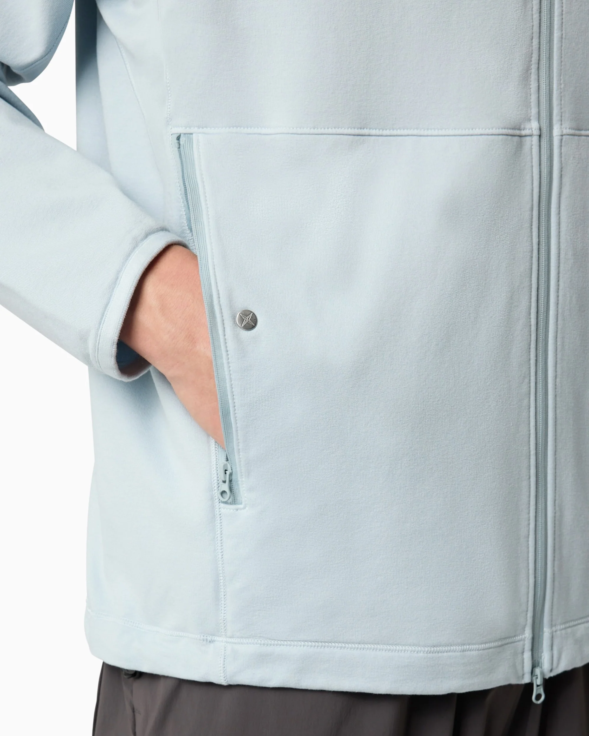 Stone Island Stellina Mit Kapuze Herren-Sweatshirt mit Reißverschluss - Image 5