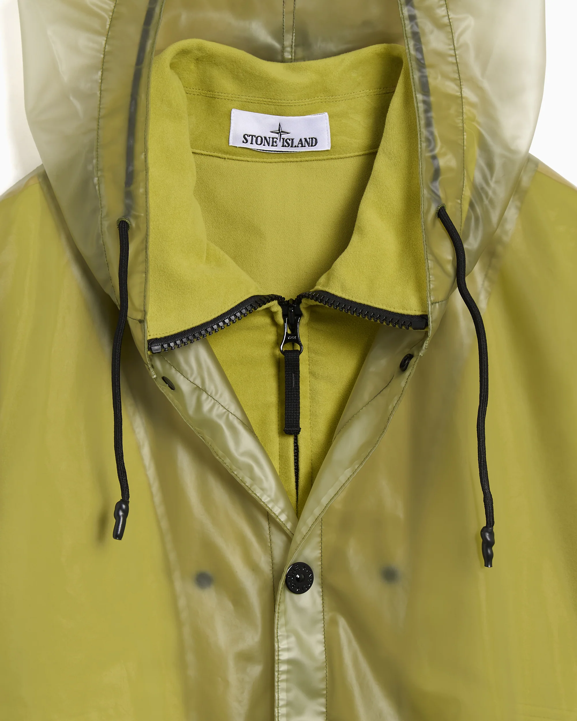 Stone Island Translucent Cover Abnehmbar Relaxed Herren-Regenjacke - Image 7