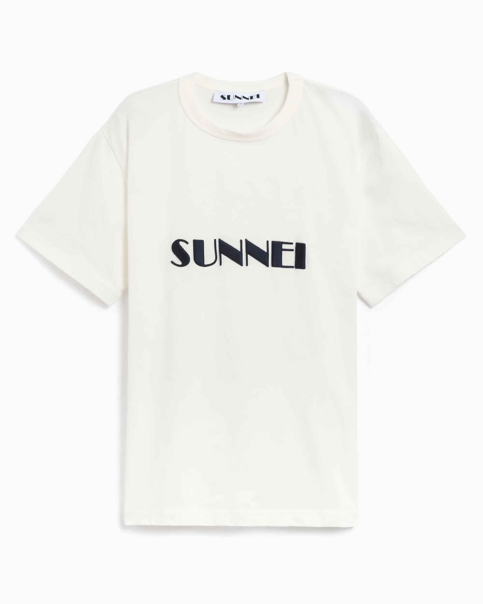 Sunnei Classic Big Logo Embroidered Unisex T-Shirt Unisex T-Shirt