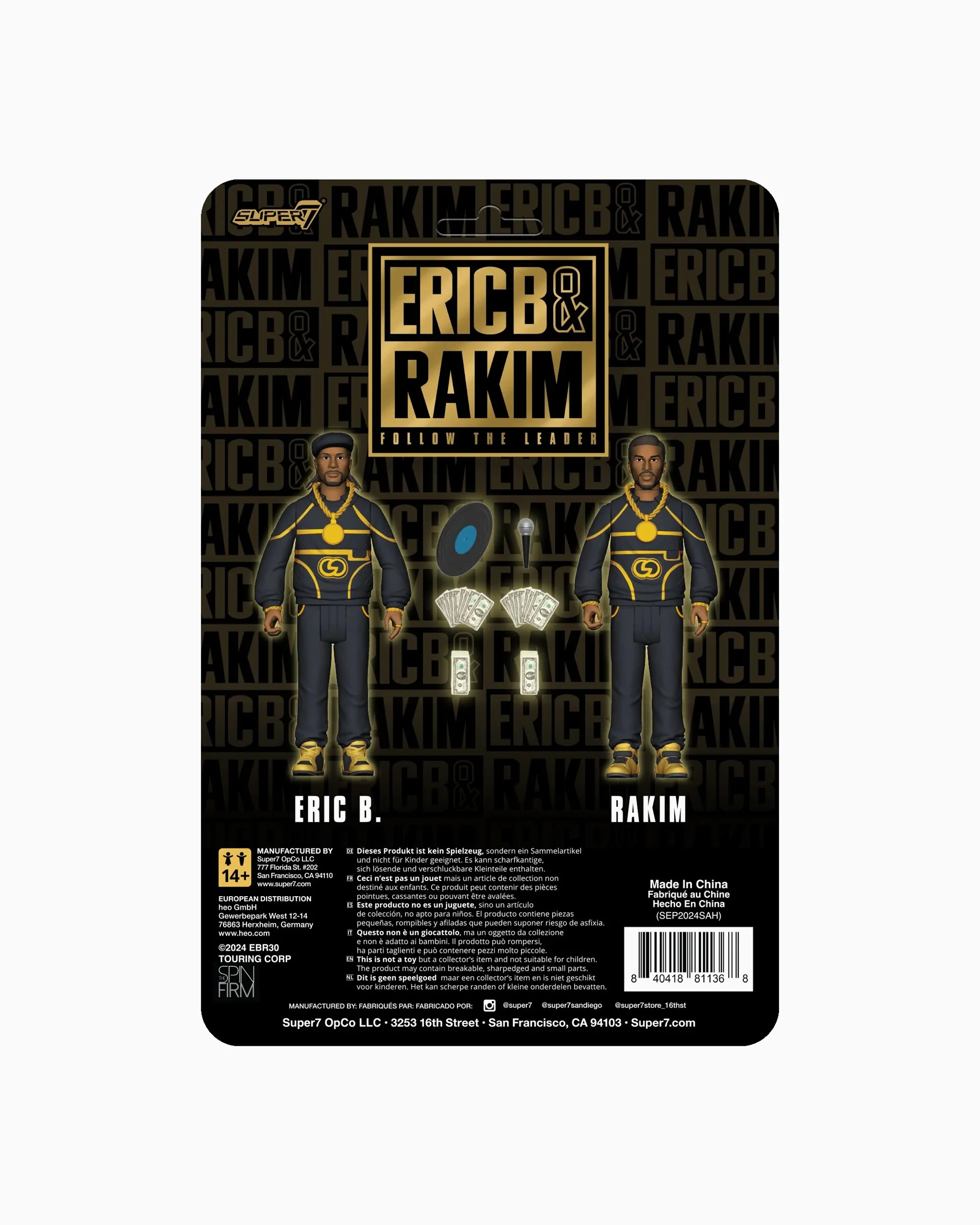 Super7 ReAction Eric B & Rakim Follow The Leader 2 Pack - Image 9