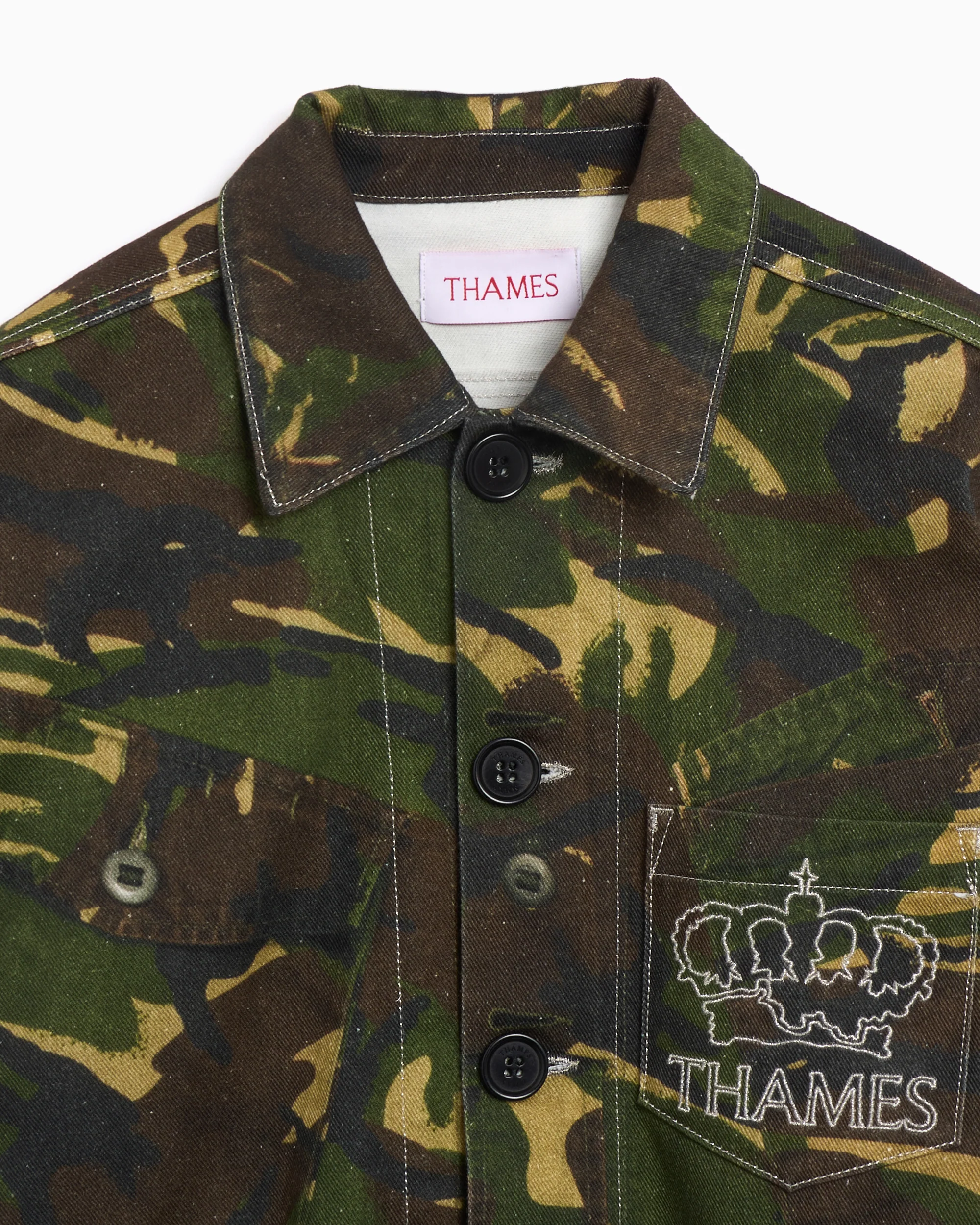 THAMES MMXX. THAMES MMXX. Impressionist Men's Shirt Herren-Hemd - Image 4