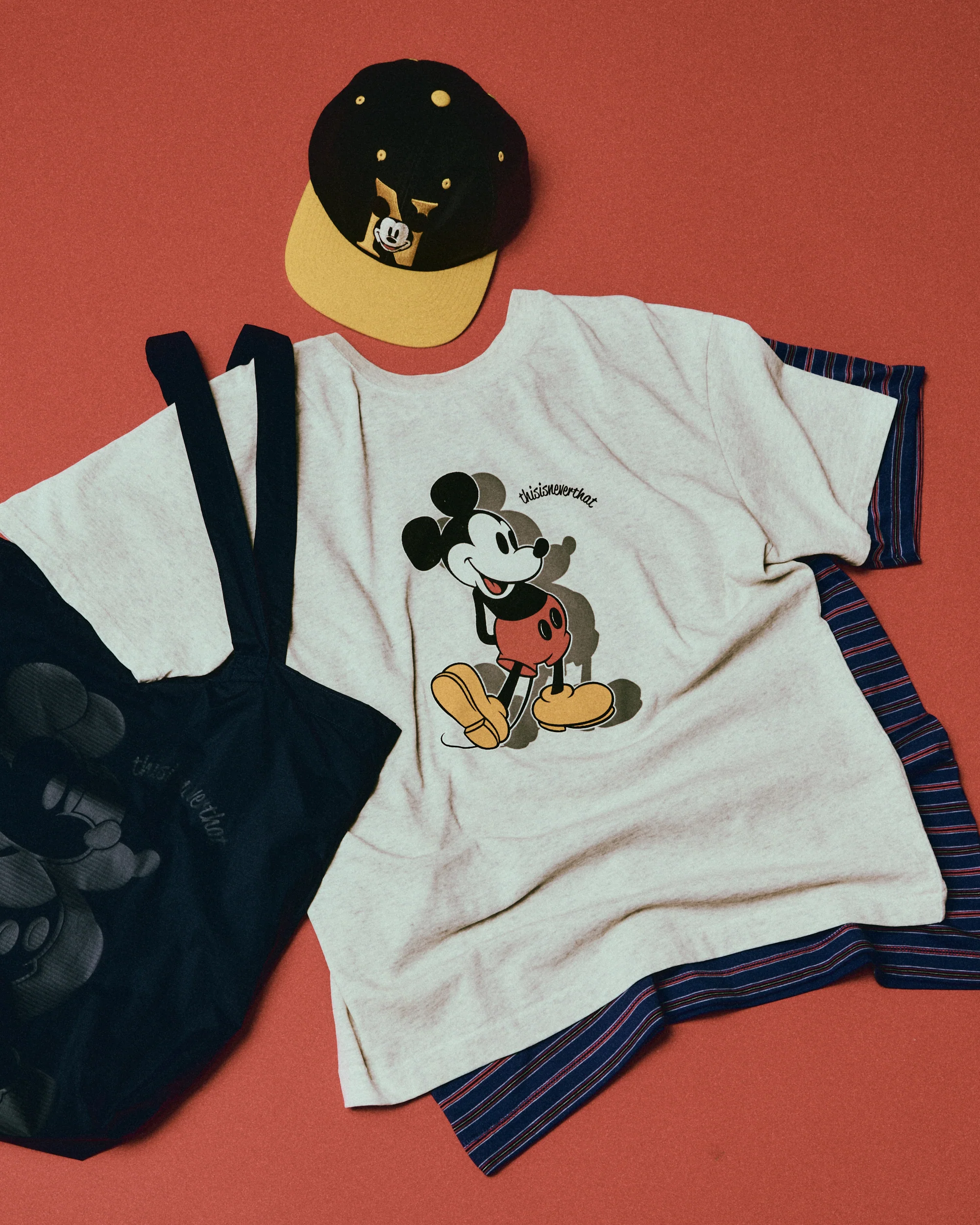 thisisneverthat® Mickey Zweifarbig Unisex Cap - Image 6