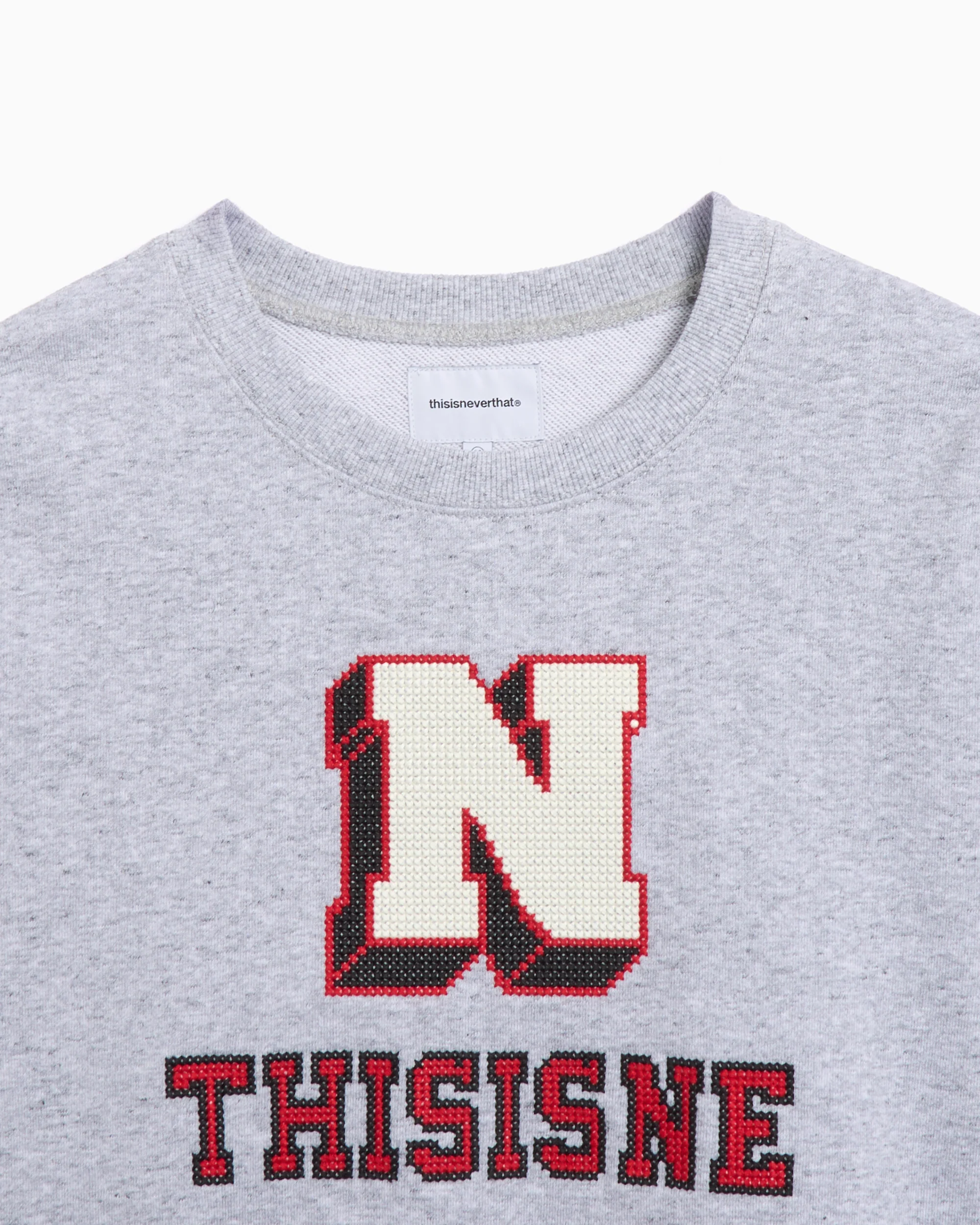 thisisneverthat® thisisneverthat® Cross Stitched Men's Sweatshirt Herren-Sweatshirt - Image 2