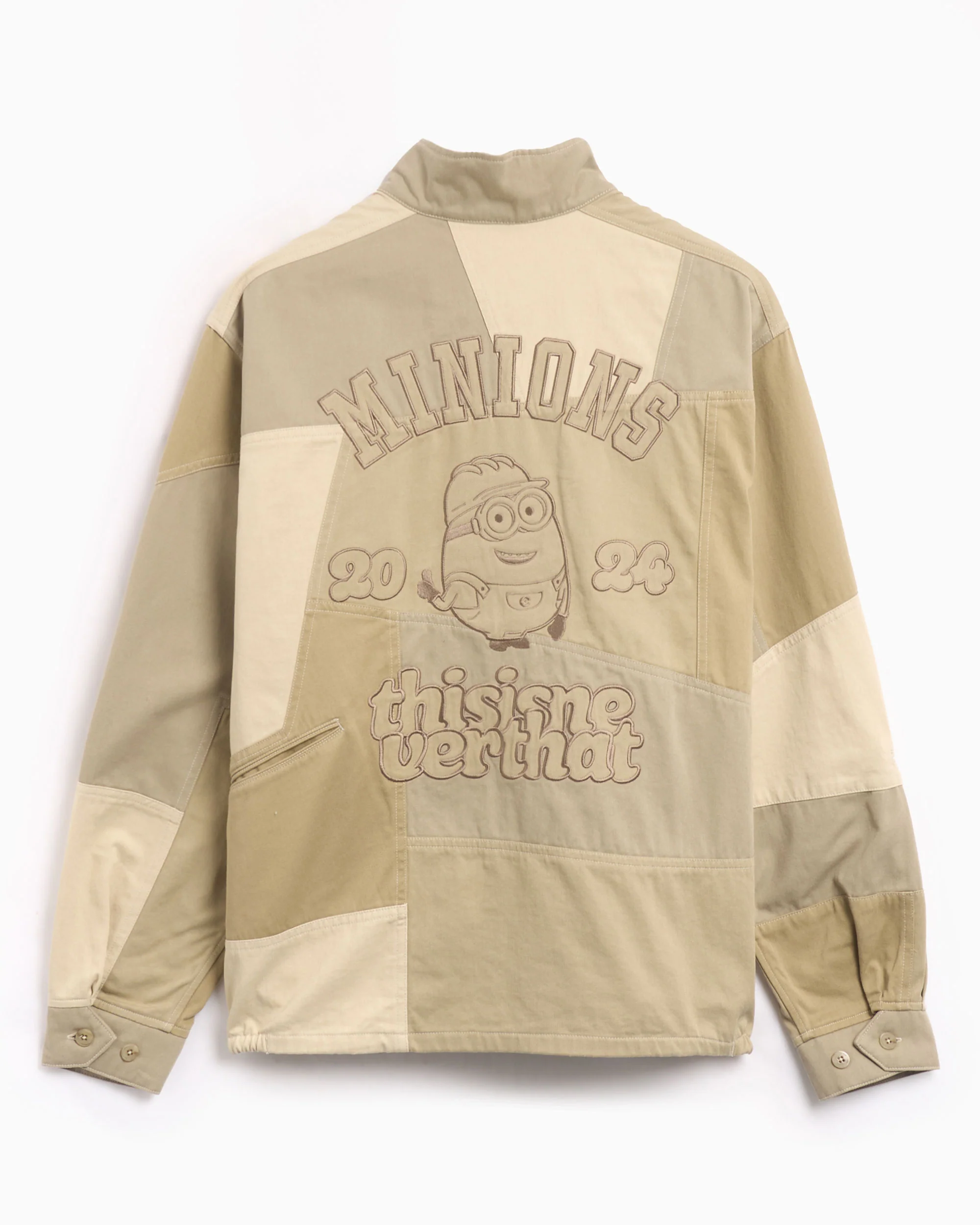 thisisneverthat® Minions Crazy Harrington Herren-Overshirt - Image 3