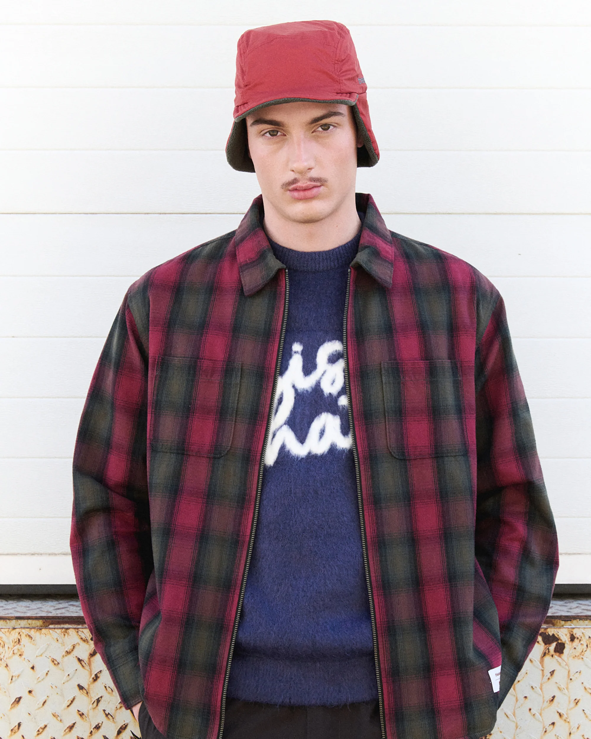 thisisneverthat® Shaggy Check Gore-Tex® Herren-Hemd - Image 3
