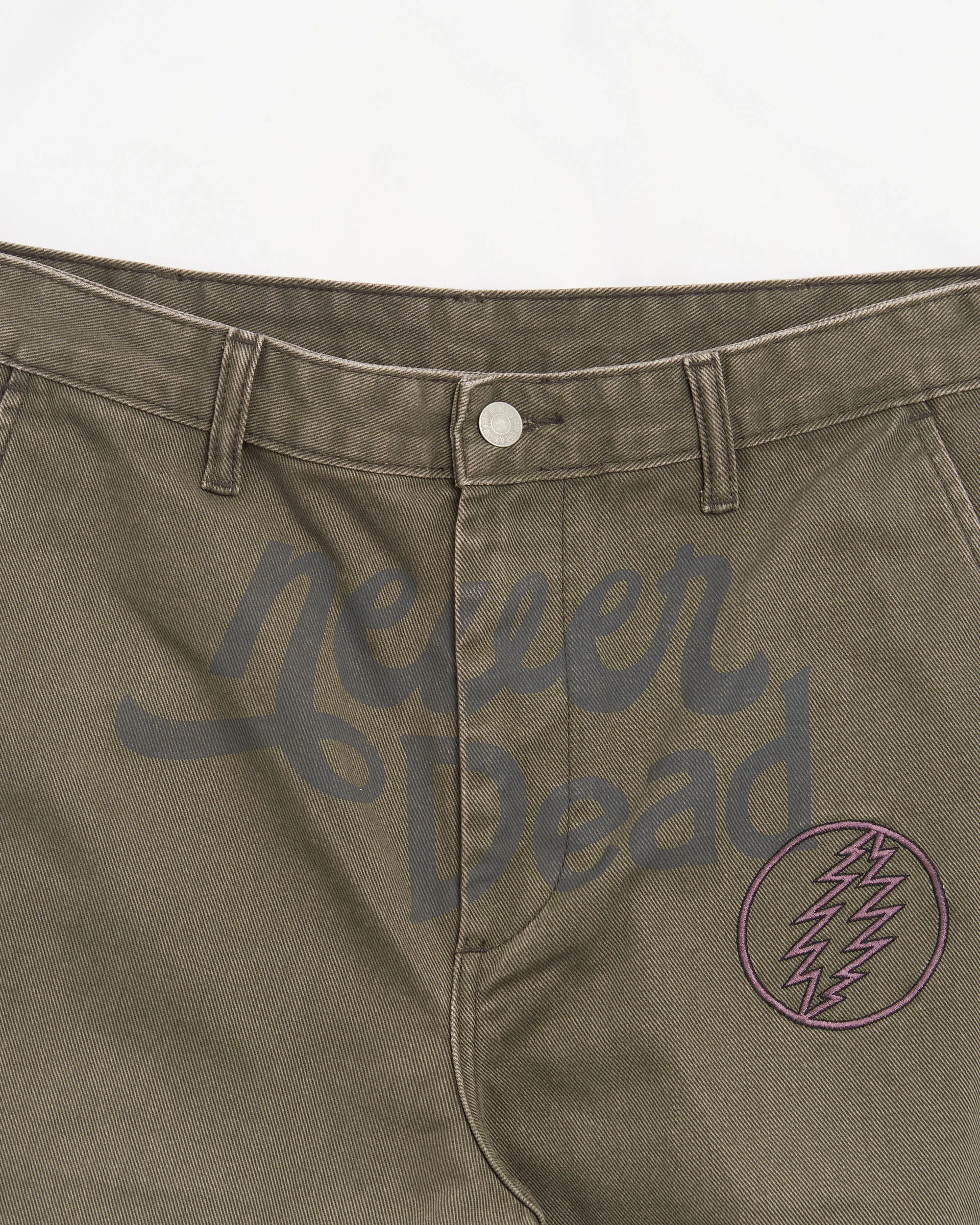 thisisneverthat® thisisneverthat® x Grateful Dead Never Dead Men's Work Pants Herren-Hosen - Image 2