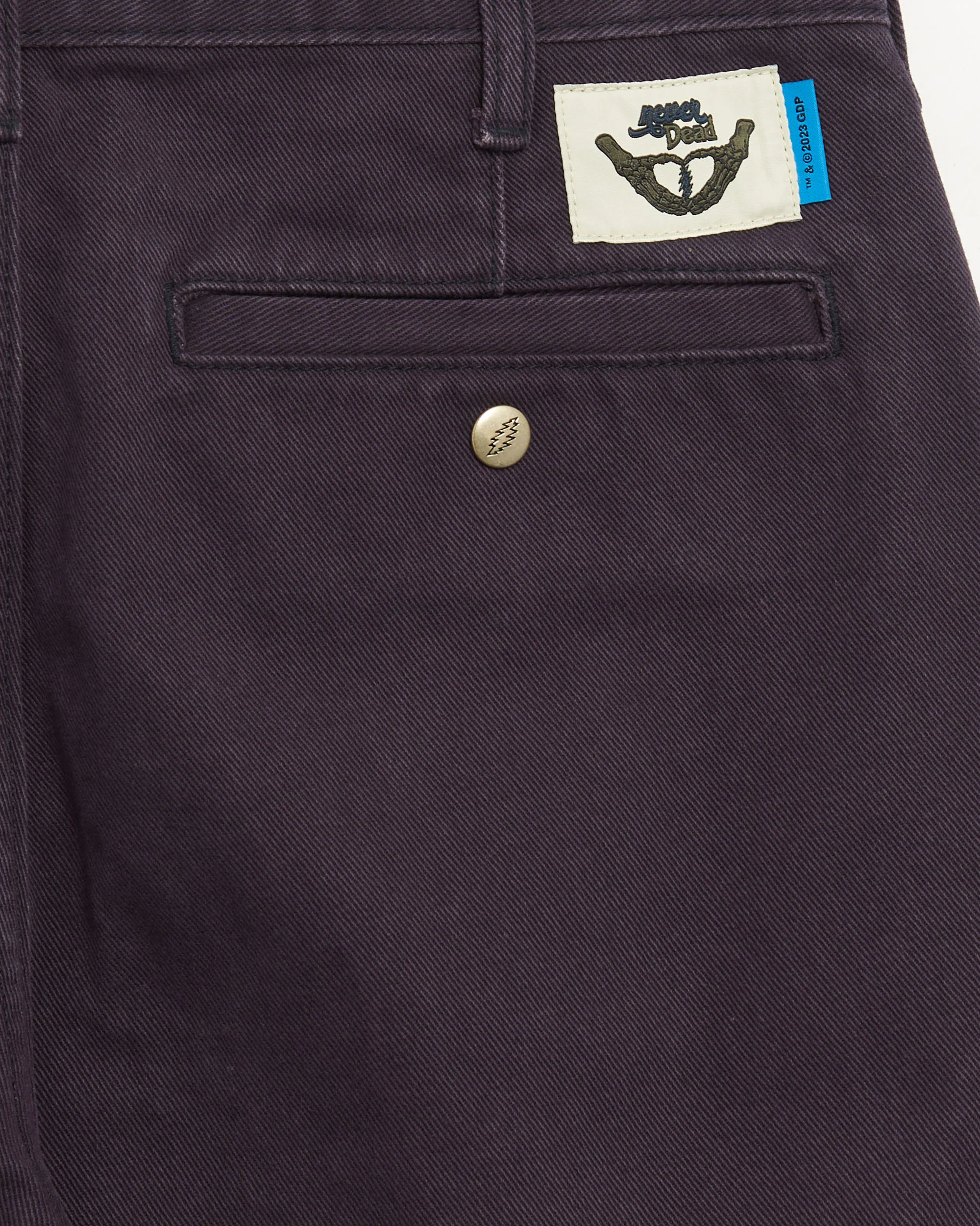thisisneverthat® thisisneverthat® x Grateful Dead Never Dead Men's Work Pants Herren-Hosen - Image 5