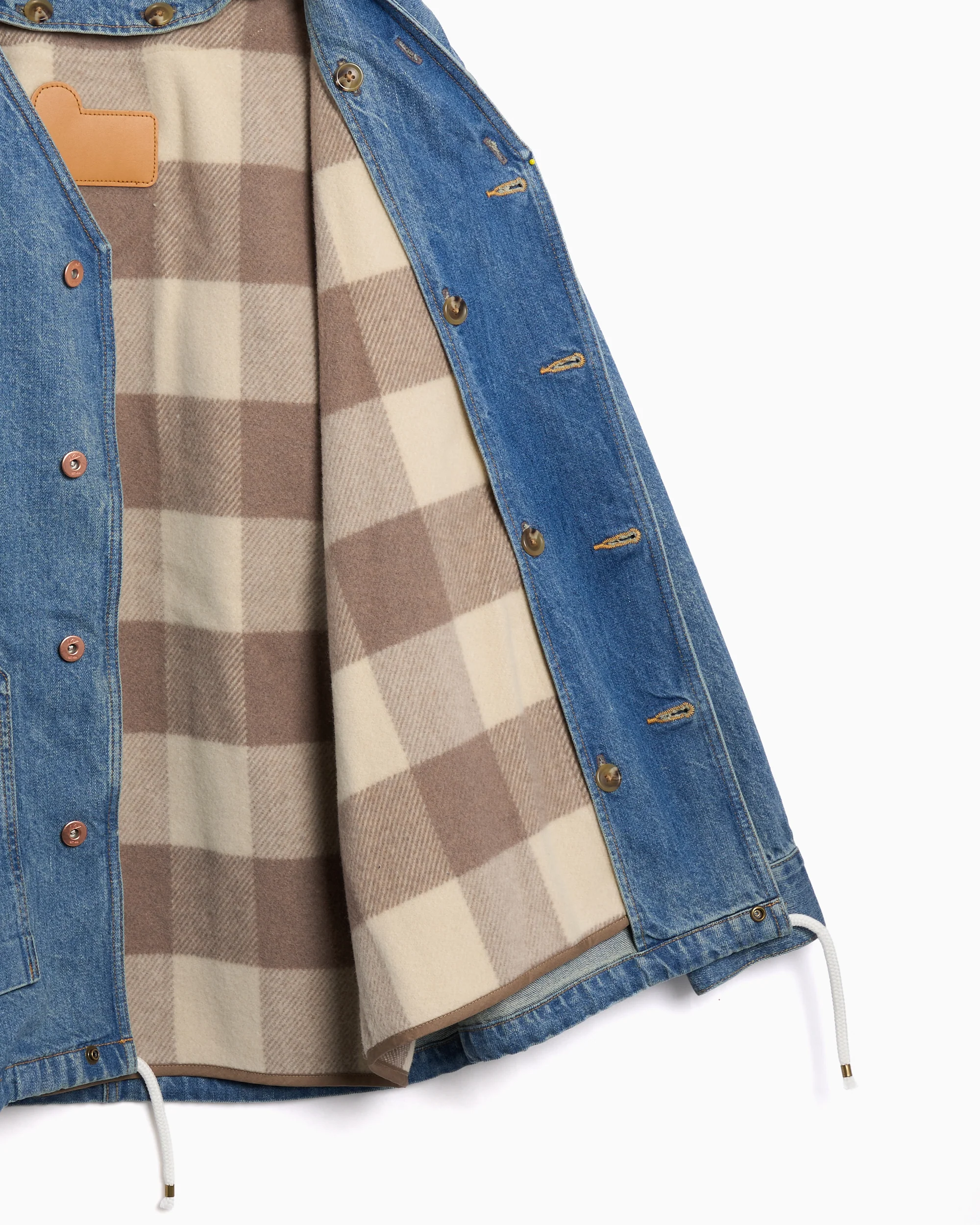 Woolrich Outdoor Label Ranch Abnehmbar Oversize Herren-Denimjacke - Image 2