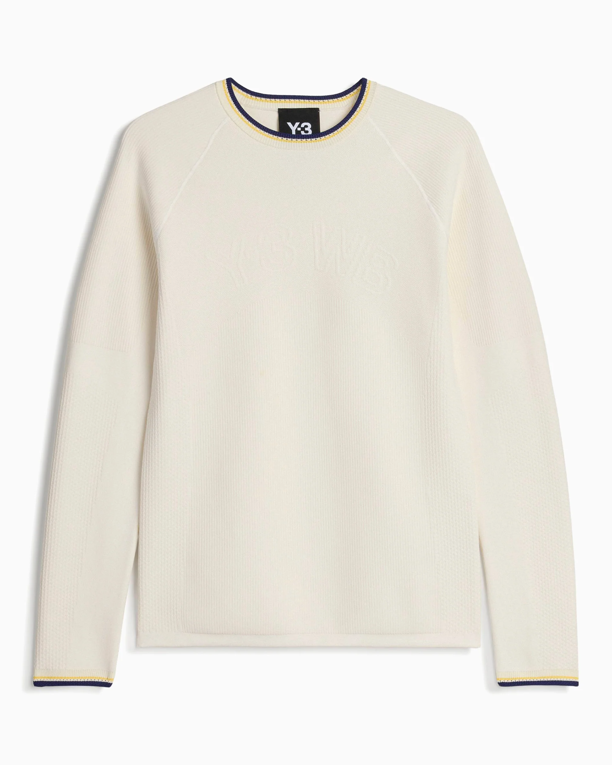 Y-3 x Wales Bonner Slim Herren-T-Shirt mit langen Ärmeln