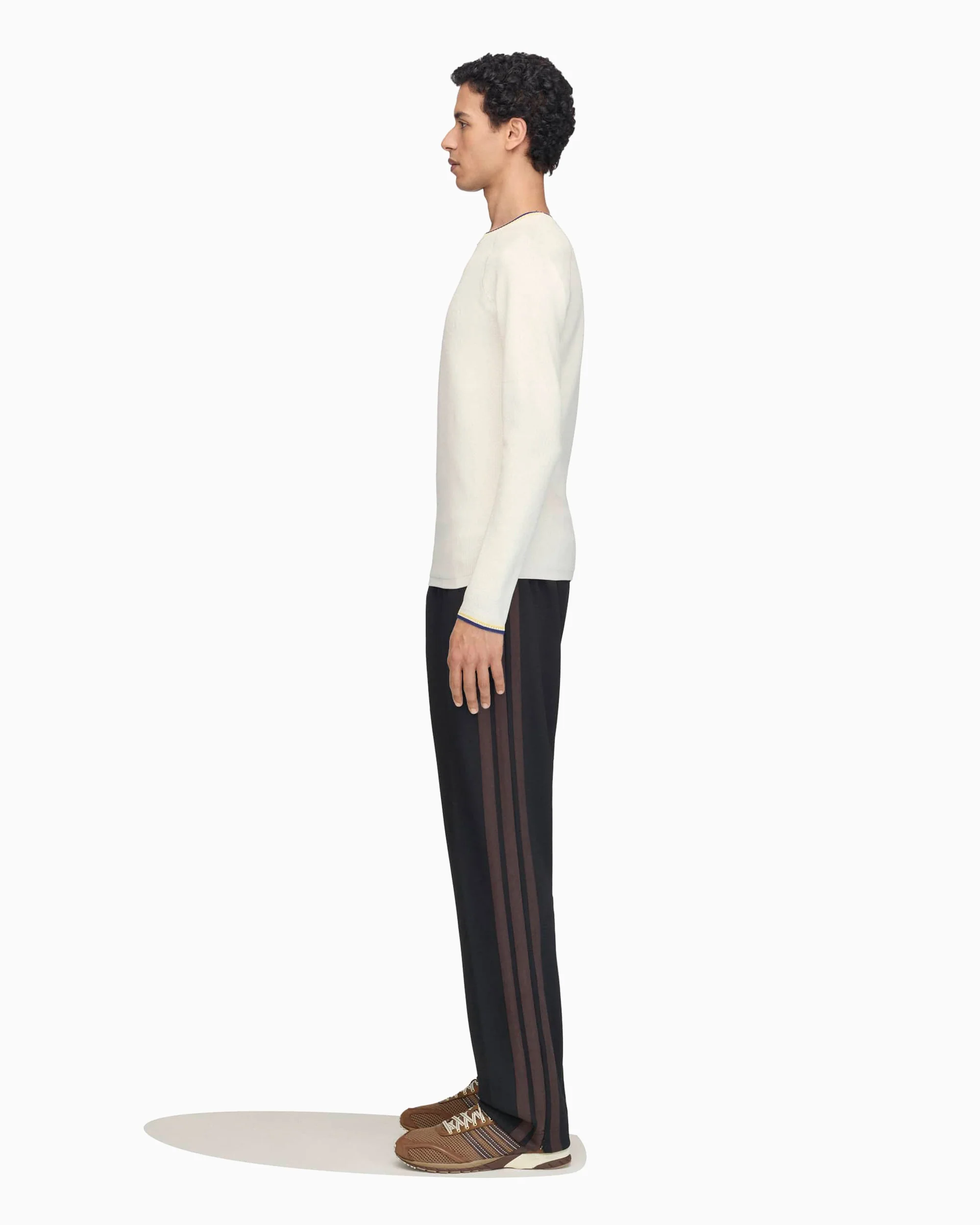 Y-3 x Wales Bonner Slim Herren-T-Shirt mit langen Ärmeln - Image 5