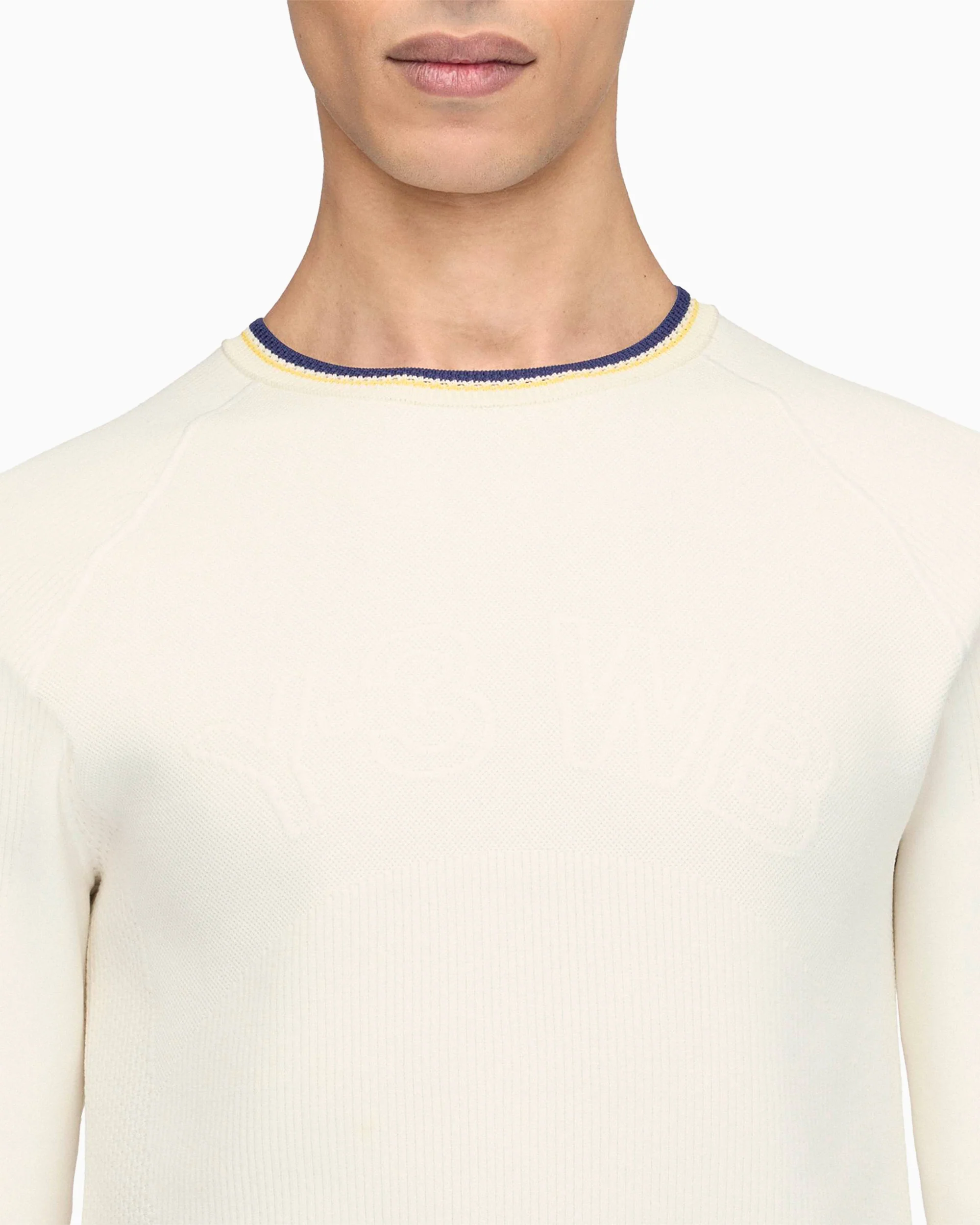 Y-3 x Wales Bonner Slim Herren-T-Shirt mit langen Ärmeln - Image 8